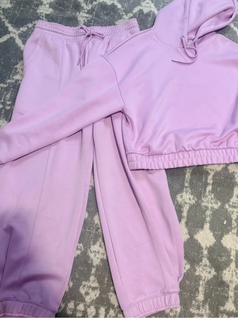 Women's Pink/purple hoodie and Joggers set by scoop NWT